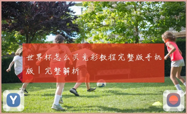 世界杯怎么买竞彩教程完整版手机版｜完整解析